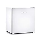 SEVERIN Mini congelador con 4 estrellas de congelación, congelador pequeño con estante intermedio, congelador bajo para hogares con poco espacio, 32 litros, blanco, GB 8882